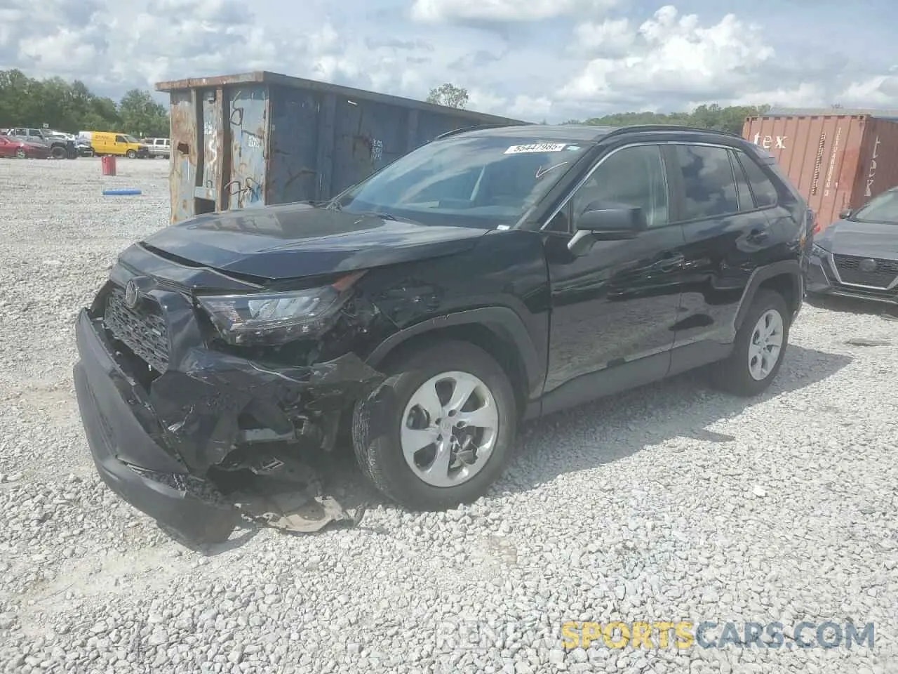 1 Photograph of a damaged car 2T3H1RFV2KC013923 TOYOTA RAV4 2019