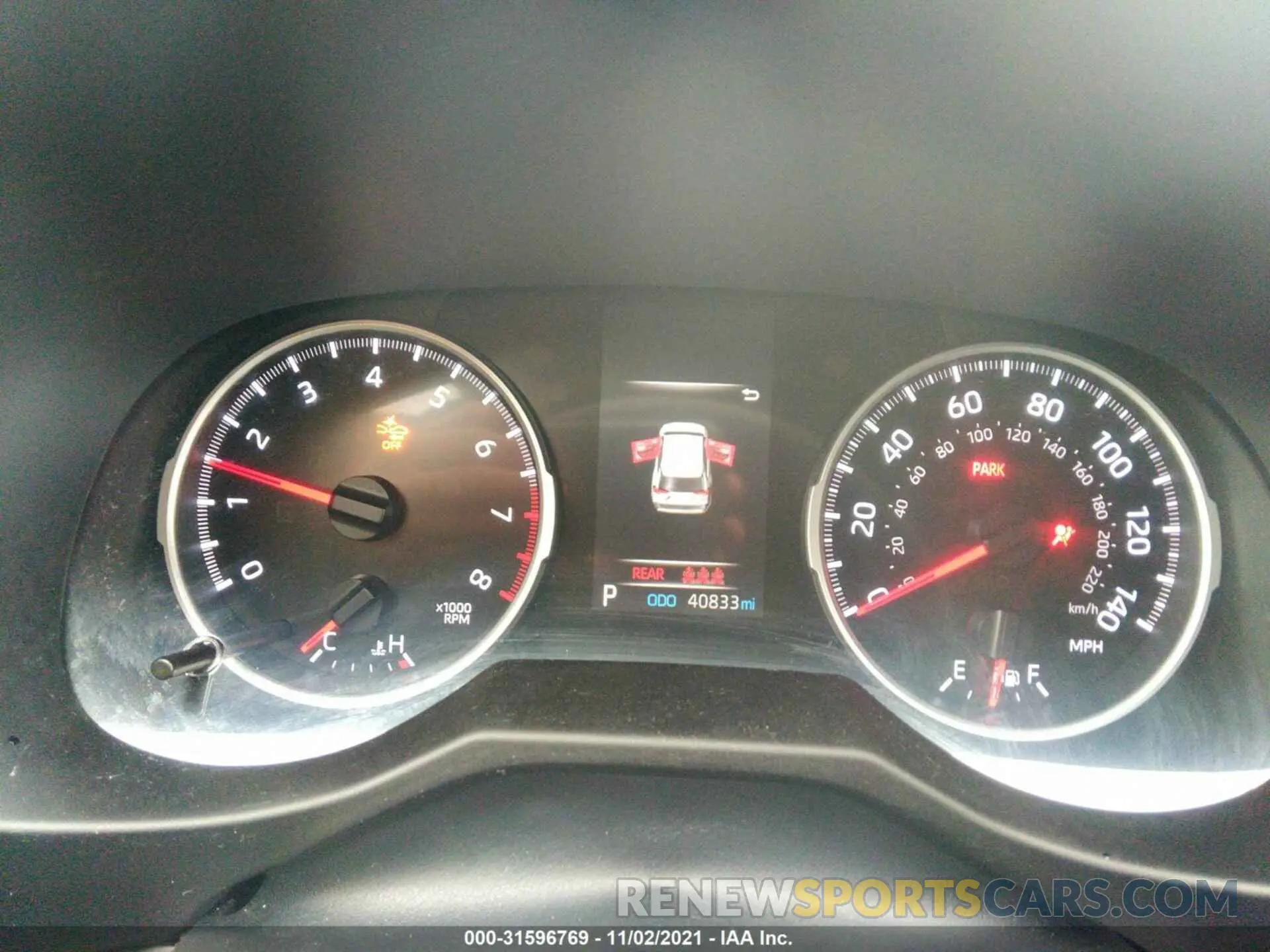 7 Photograph of a damaged car 2T3H1RFV2KW036178 TOYOTA RAV4 2019