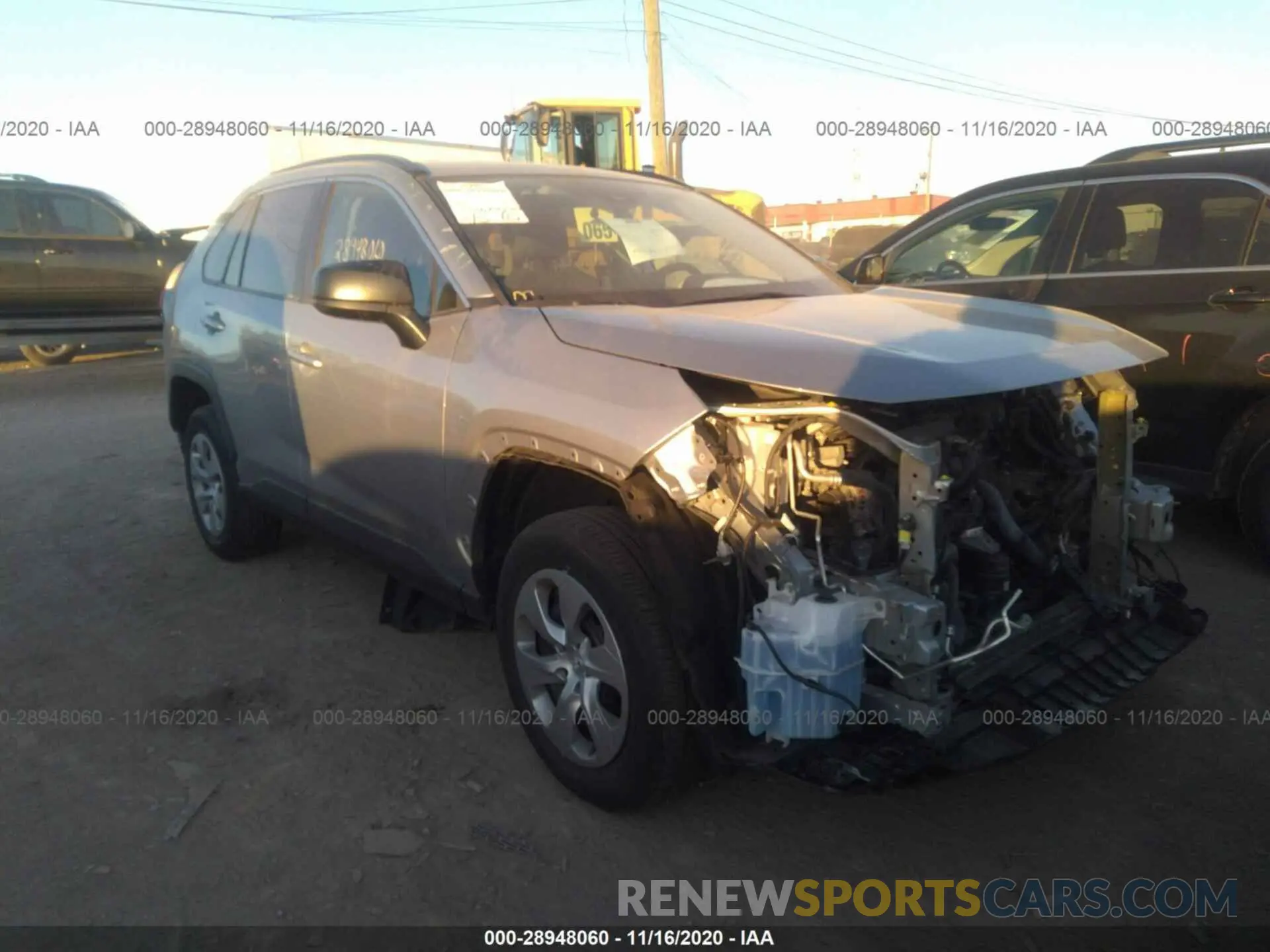 1 Photograph of a damaged car 2T3H1RFV3KC023604 TOYOTA RAV4 2019