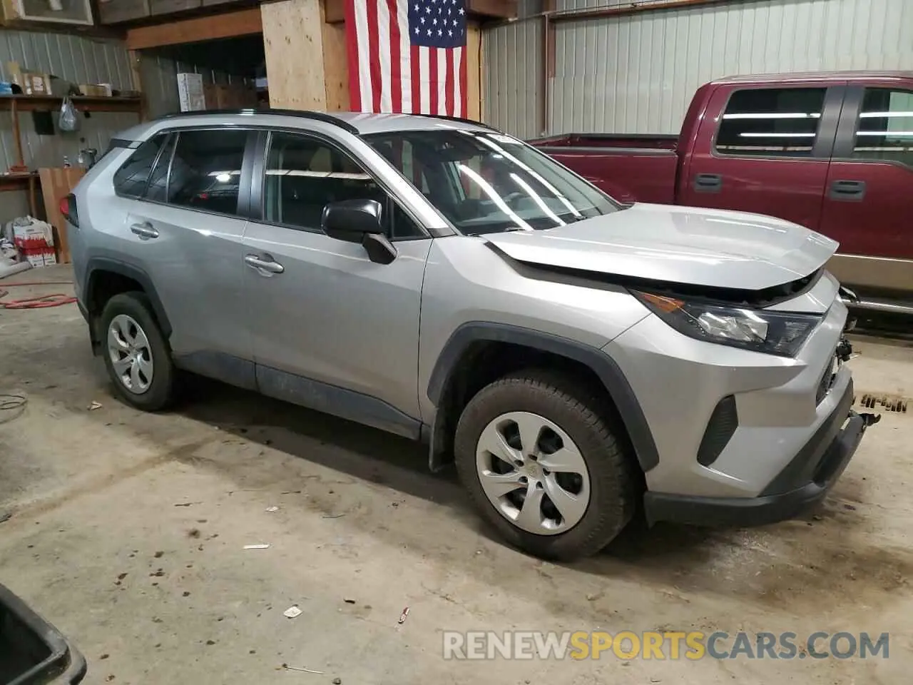 4 Фотография поврежденного автомобиля 2T3H1RFV3KW022919 TOYOTA RAV4 2019