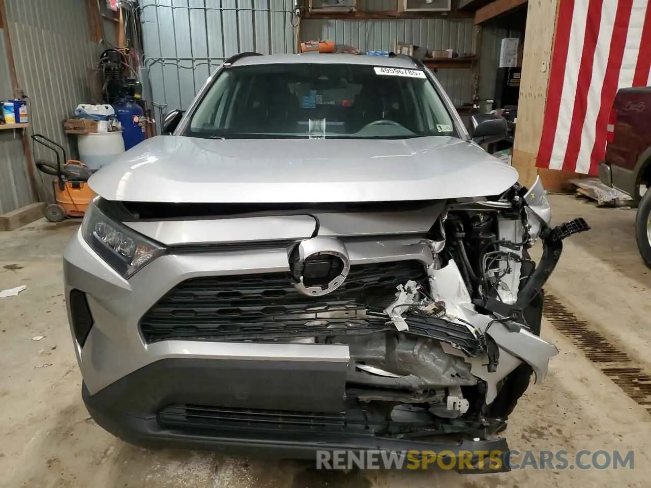 5 Фотография поврежденного автомобиля 2T3H1RFV3KW022919 TOYOTA RAV4 2019