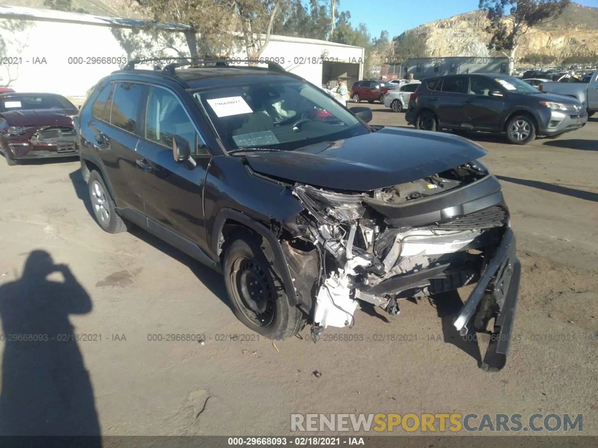 1 Photograph of a damaged car 2T3H1RFV4KC009677 TOYOTA RAV4 2019