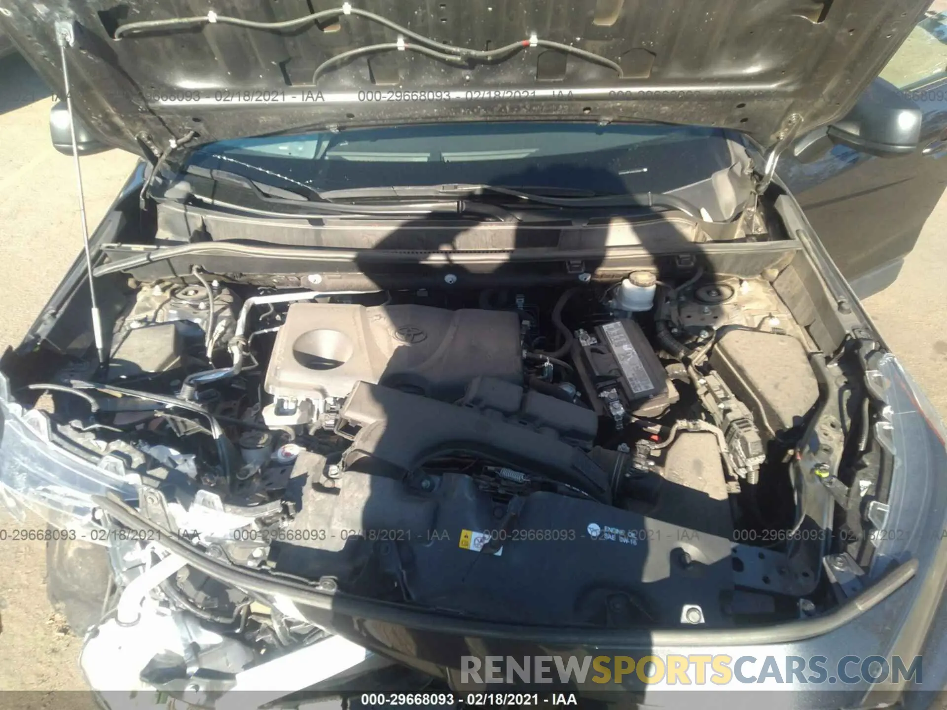 10 Photograph of a damaged car 2T3H1RFV4KC009677 TOYOTA RAV4 2019
