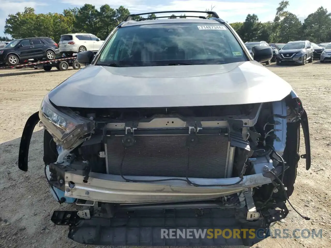 5 Фотография поврежденного автомобиля 2T3H1RFV4KC017567 TOYOTA RAV4 2019