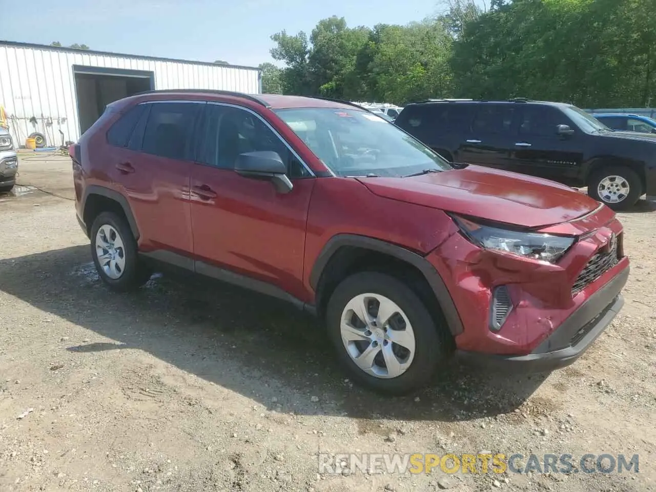 4 Photograph of a damaged car 2T3H1RFV4KC019710 TOYOTA RAV4 2019