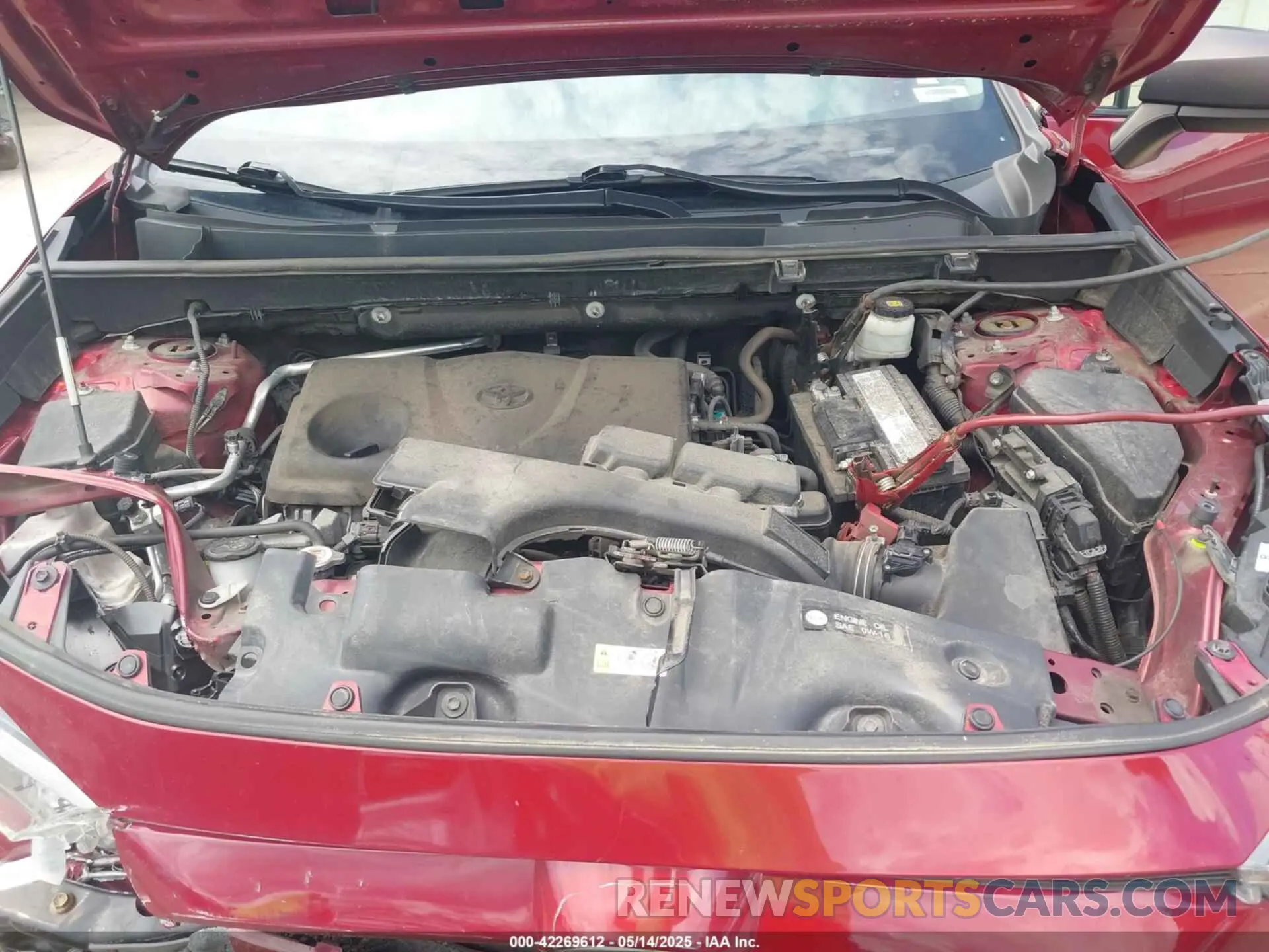 10 Фотография поврежденного автомобиля 2T3H1RFV4KW002890 TOYOTA RAV4 2019