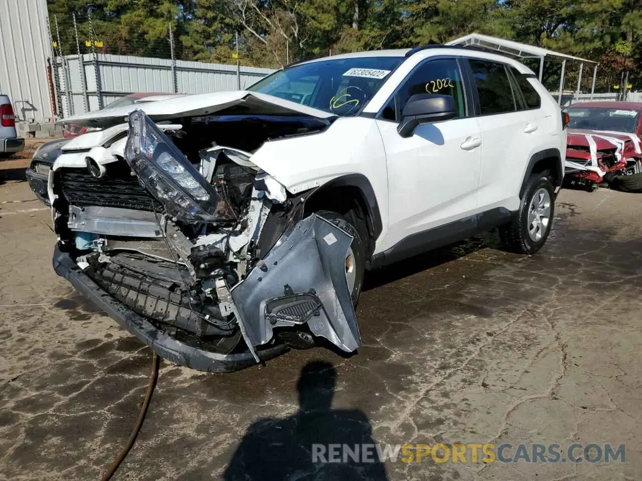 2 Фотография поврежденного автомобиля 2T3H1RFV4KW053158 TOYOTA RAV4 2019