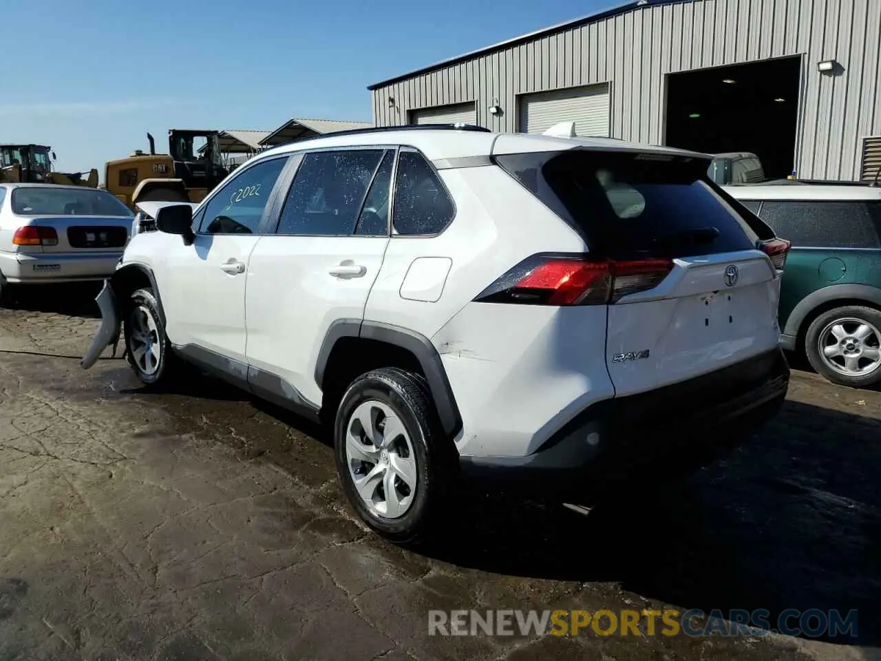 3 Фотография поврежденного автомобиля 2T3H1RFV4KW053158 TOYOTA RAV4 2019