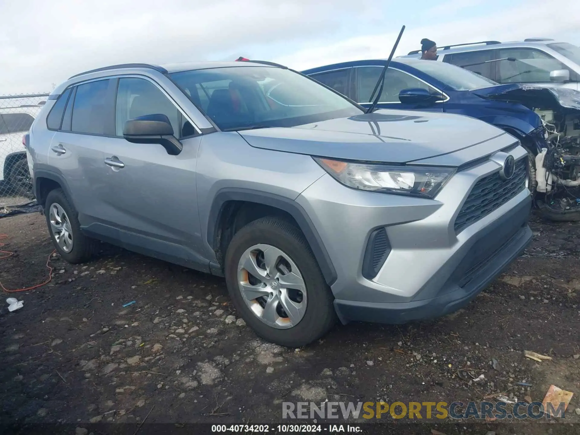 1 Фотография поврежденного автомобиля 2T3H1RFV6KW037544 TOYOTA RAV4 2019