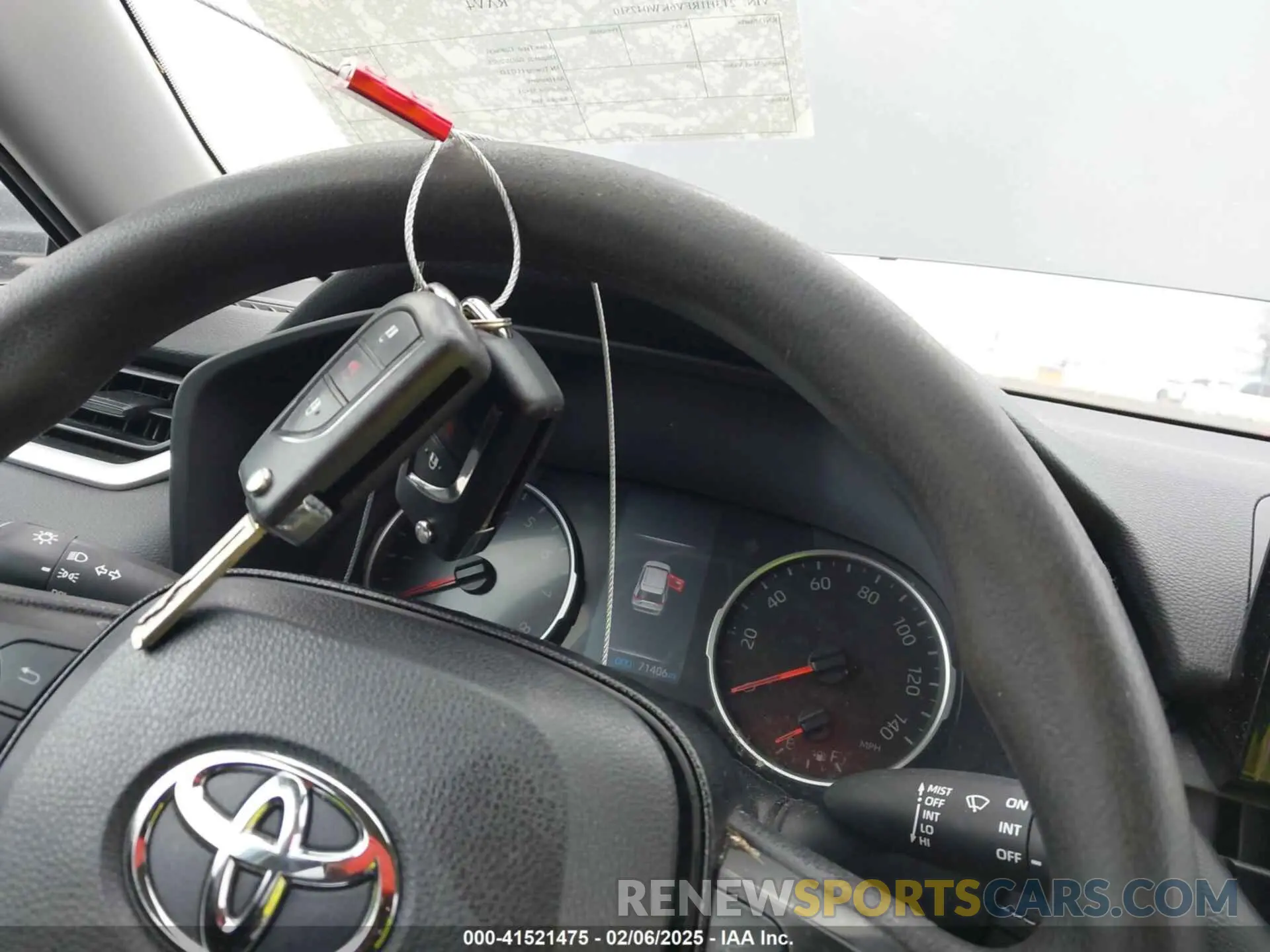 11 Фотография поврежденного автомобиля 2T3H1RFV6KW047510 TOYOTA RAV4 2019