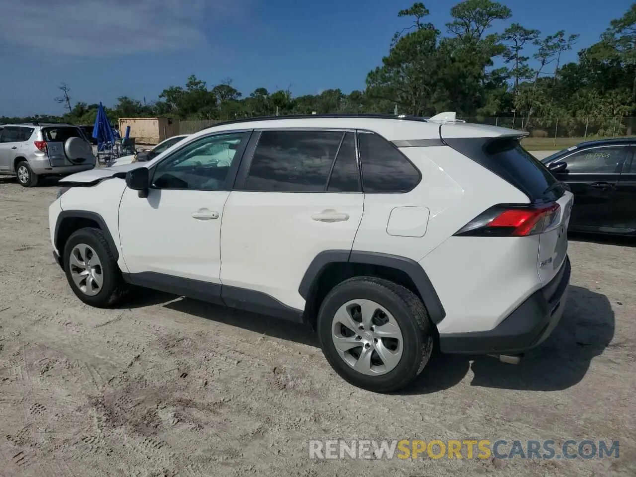 2 Photograph of a damaged car 2T3H1RFV7KW032112 TOYOTA RAV4 2019
