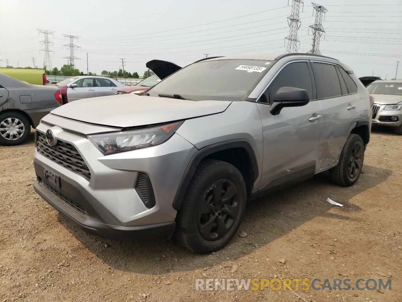 1 Photograph of a damaged car 2T3H1RFV8KW022088 TOYOTA RAV4 2019