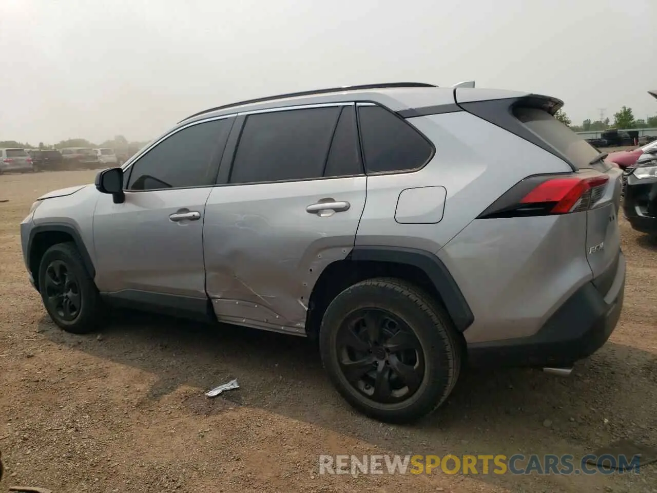 2 Photograph of a damaged car 2T3H1RFV8KW022088 TOYOTA RAV4 2019
