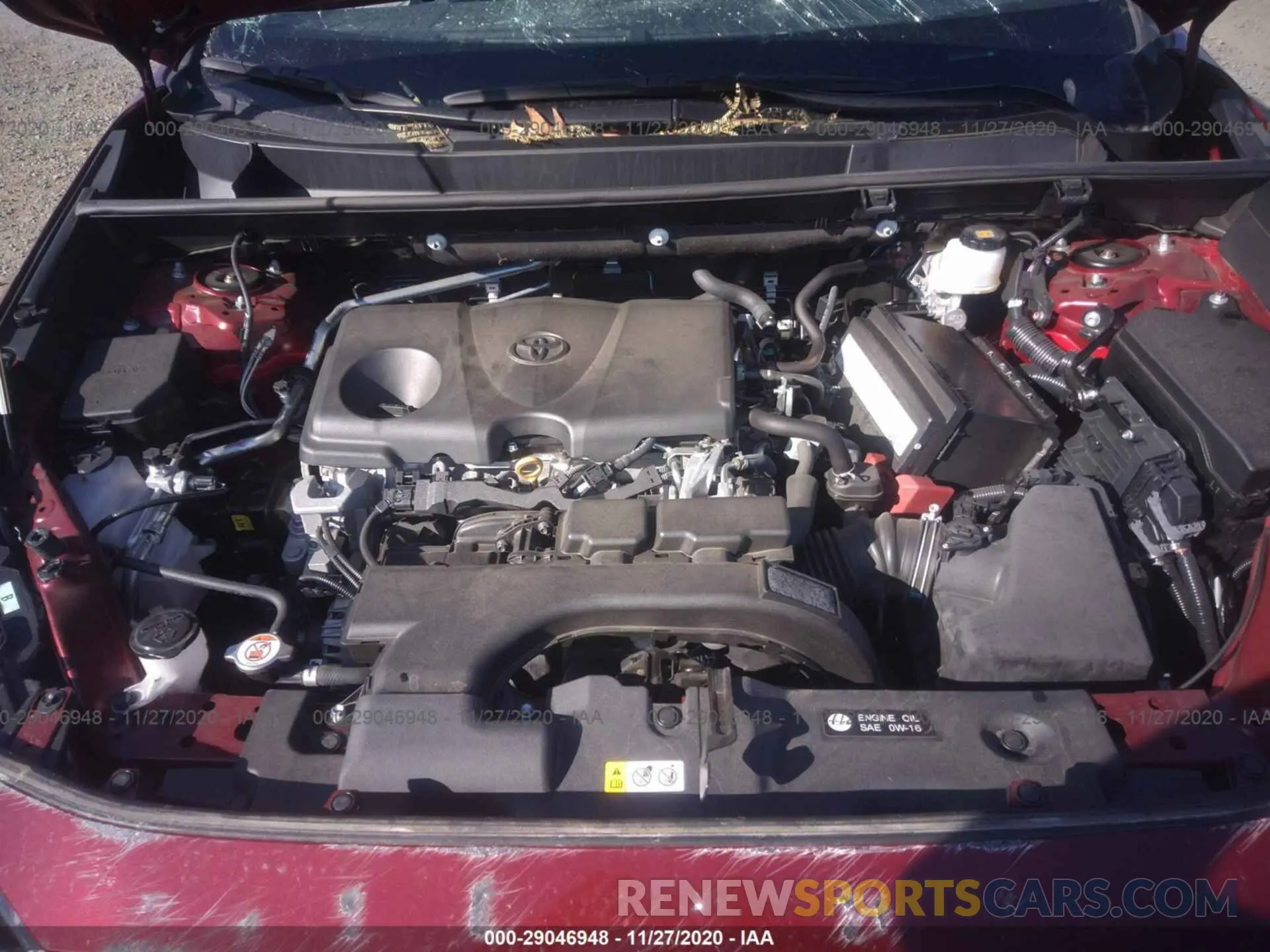 10 Фотография поврежденного автомобиля 2T3H1RFV9KC002692 TOYOTA RAV4 2019