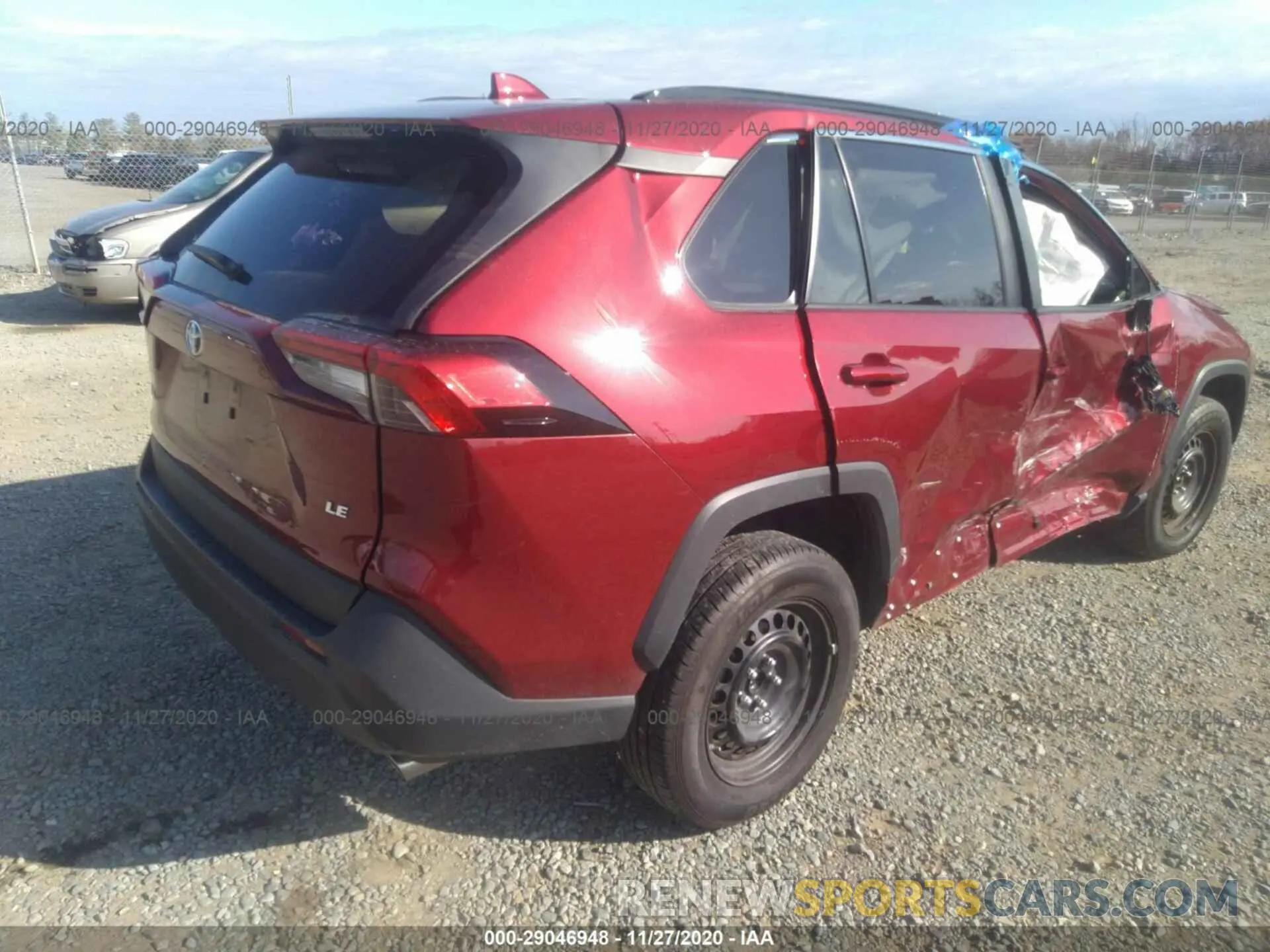 4 Фотография поврежденного автомобиля 2T3H1RFV9KC002692 TOYOTA RAV4 2019