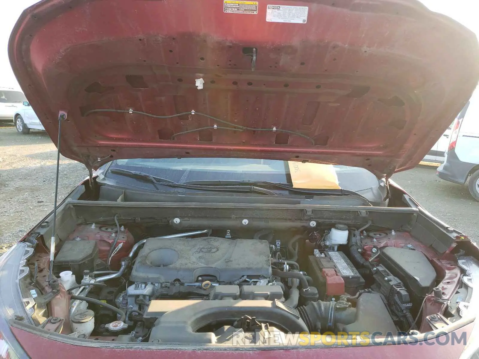 7 Photograph of a damaged car 2T3H1RFV9KW008393 TOYOTA RAV4 2019