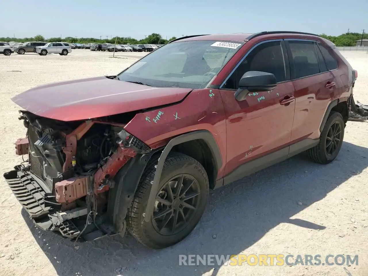 1 Фотография поврежденного автомобиля 2T3H1RFVXKW050264 TOYOTA RAV4 2019