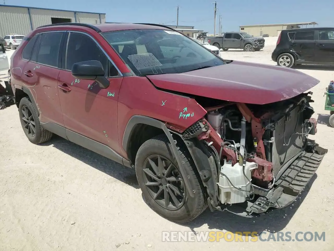 4 Фотография поврежденного автомобиля 2T3H1RFVXKW050264 TOYOTA RAV4 2019