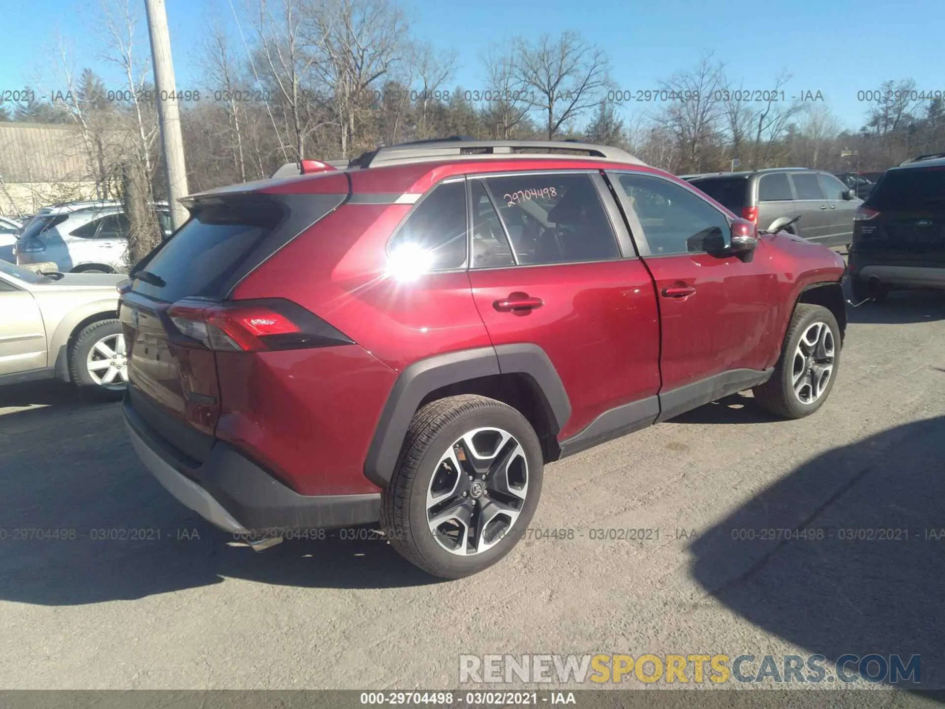 4 Photograph of a damaged car 2T3J1RFV0KC003957 TOYOTA RAV4 2019