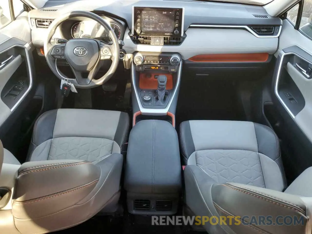 8 Photograph of a damaged car 2T3J1RFV1KW043639 TOYOTA RAV4 2019