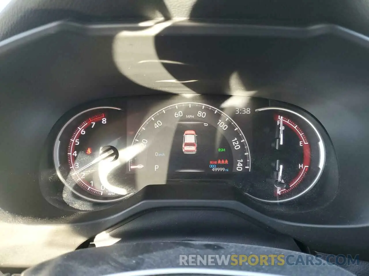 9 Photograph of a damaged car 2T3J1RFV1KW043639 TOYOTA RAV4 2019