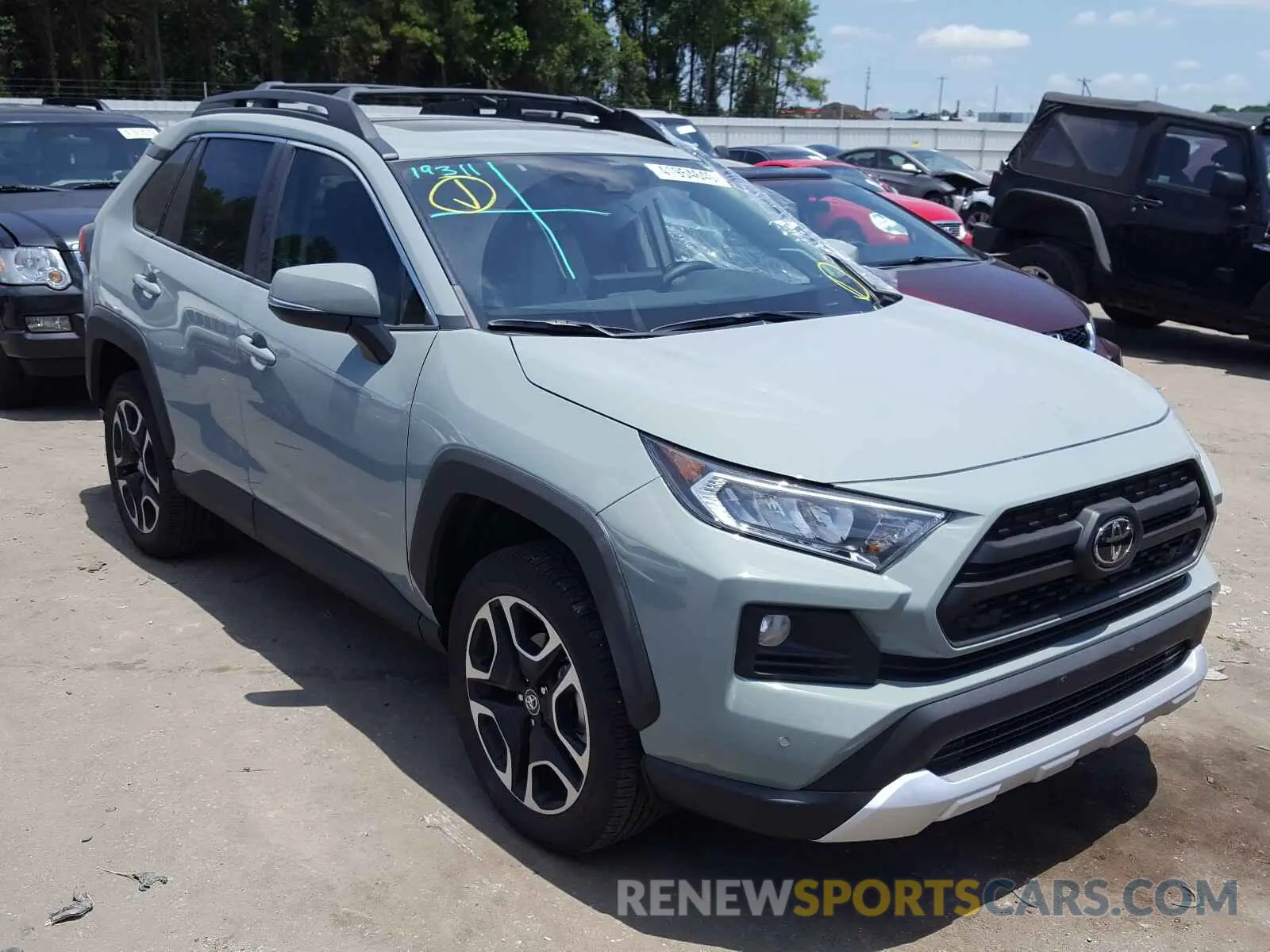 1 Photograph of a damaged car 2T3J1RFV2KC050150 TOYOTA RAV4 2019