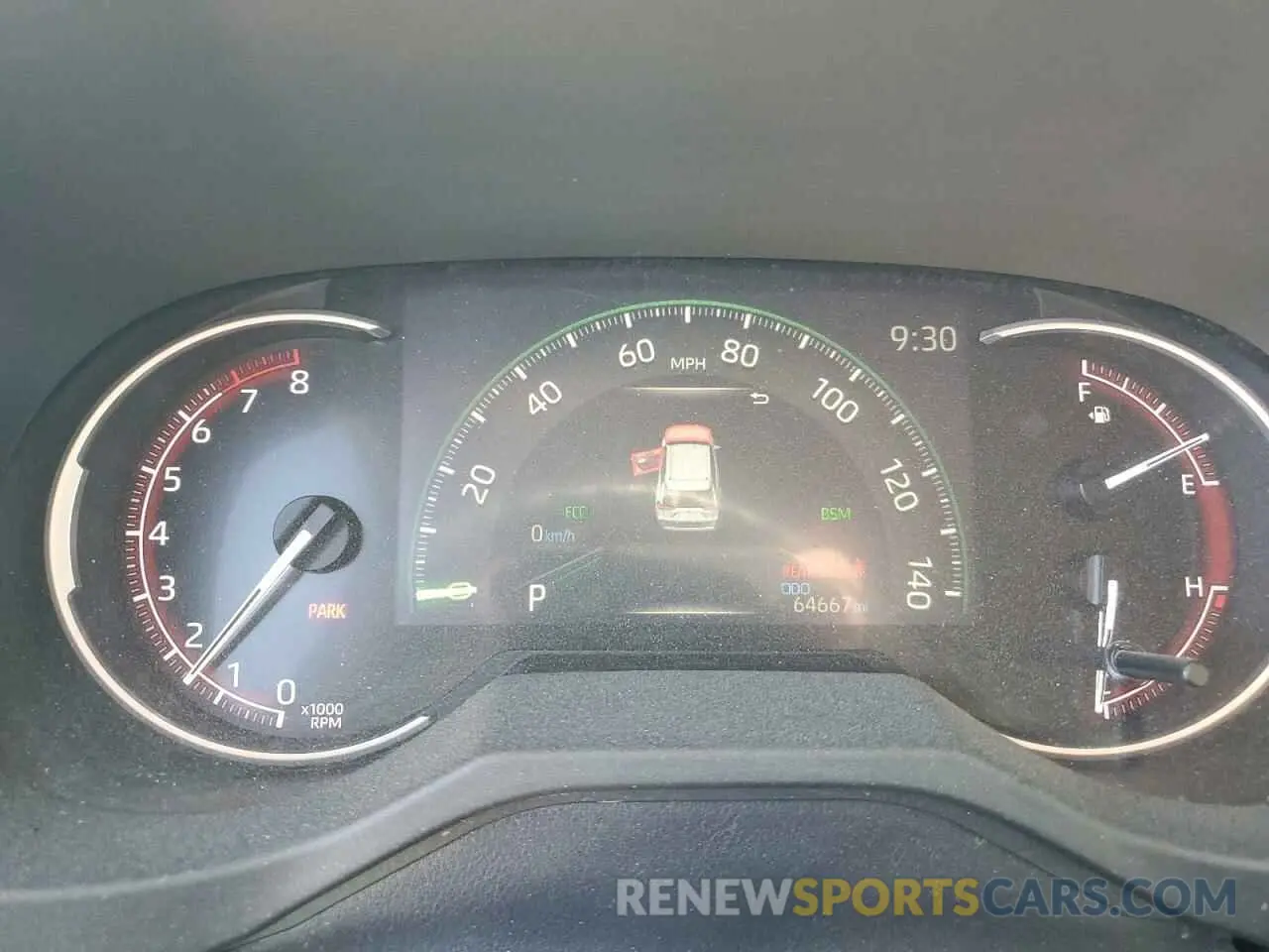 9 Photograph of a damaged car 2T3J1RFV3KW013770 TOYOTA RAV4 2019