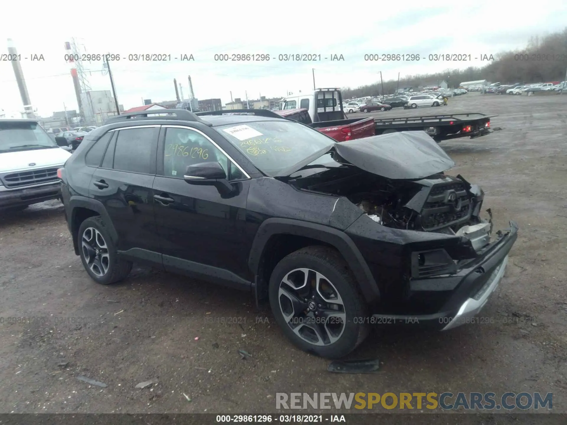 1 Photograph of a damaged car 2T3J1RFV3KW022579 TOYOTA RAV4 2019
