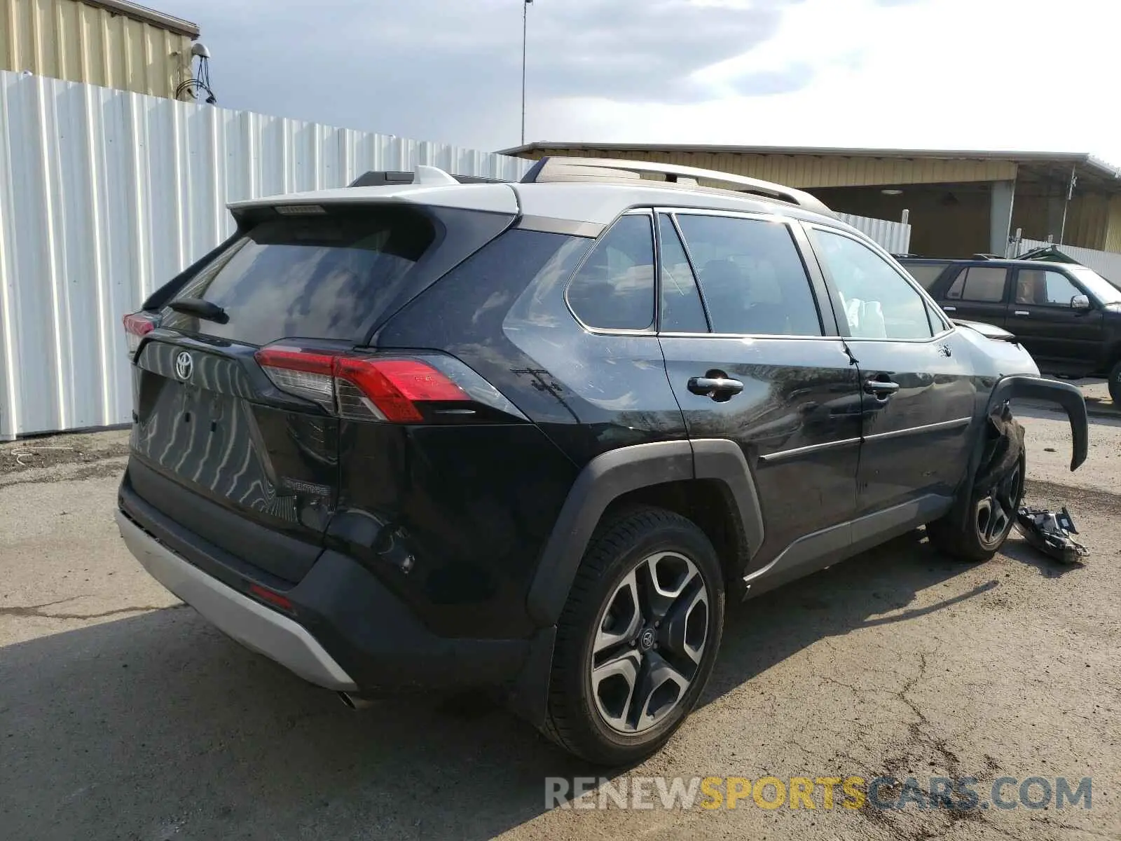 4 Photograph of a damaged car 2T3J1RFV4KC025802 TOYOTA RAV4 2019