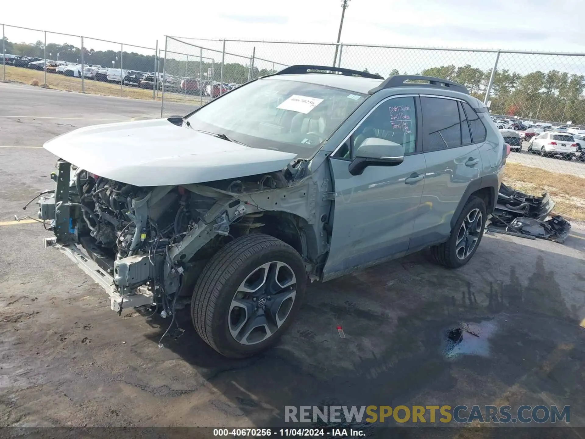 2 Photograph of a damaged car 2T3J1RFV4KW007721 TOYOTA RAV4 2019