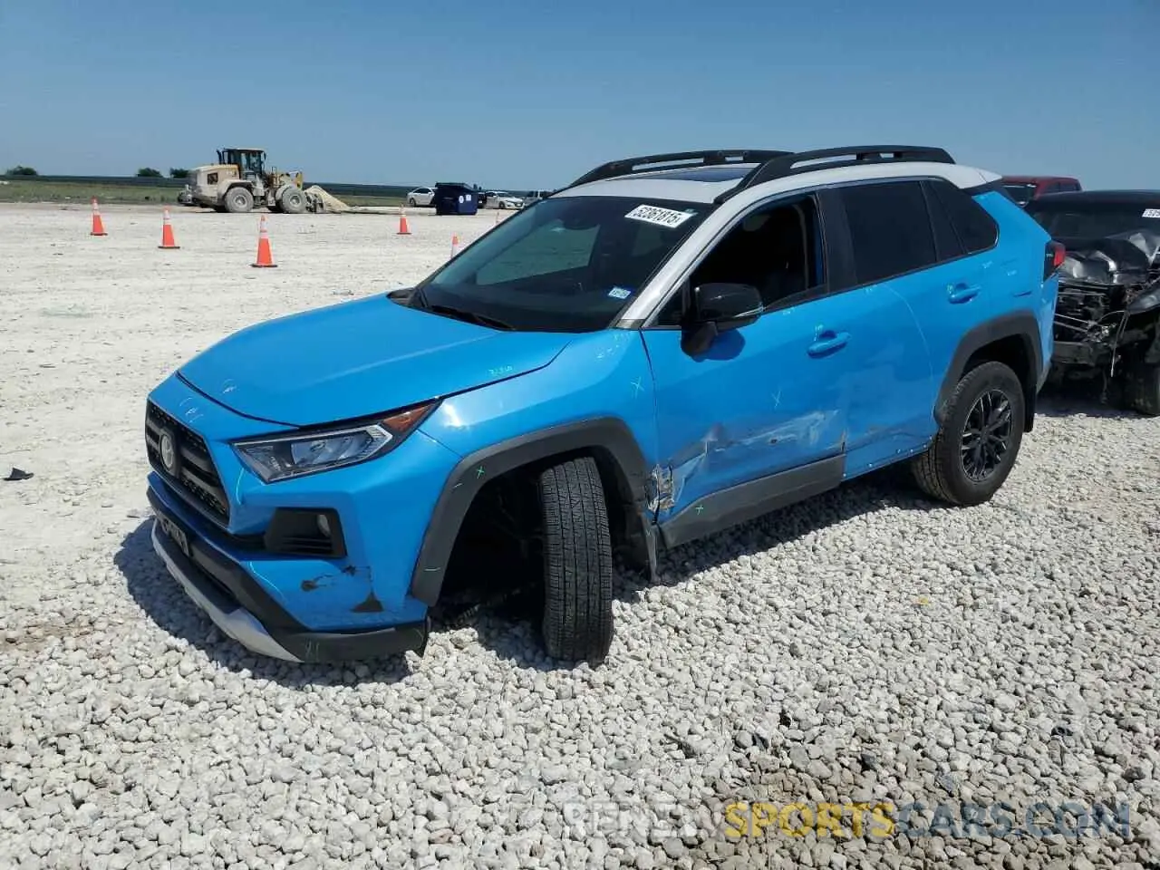 1 Photograph of a damaged car 2T3J1RFV5KC017255 TOYOTA RAV4 2019