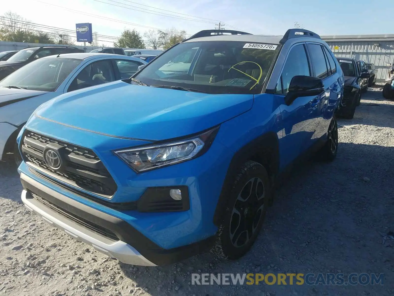 2 Photograph of a damaged car 2T3J1RFV5KW022857 TOYOTA RAV4 2019