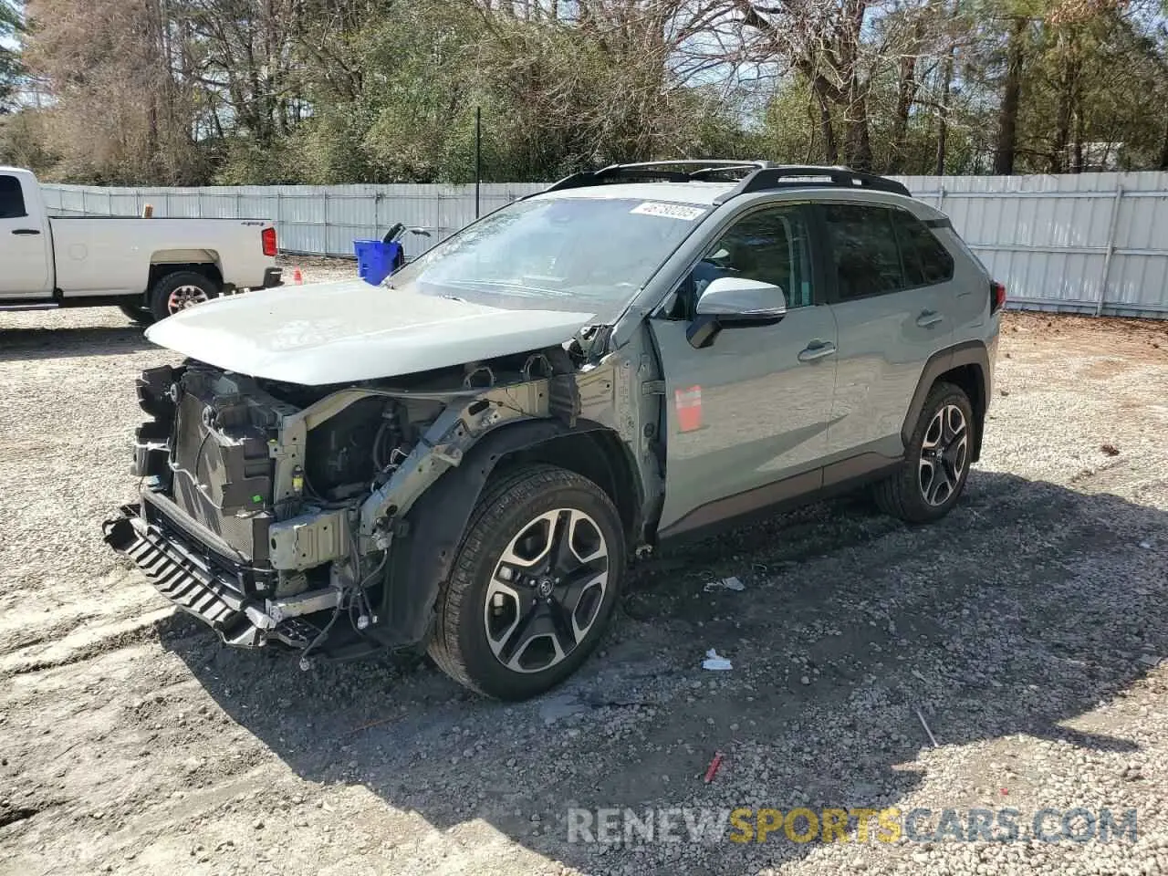 1 Photograph of a damaged car 2T3J1RFV5KW048326 TOYOTA RAV4 2019