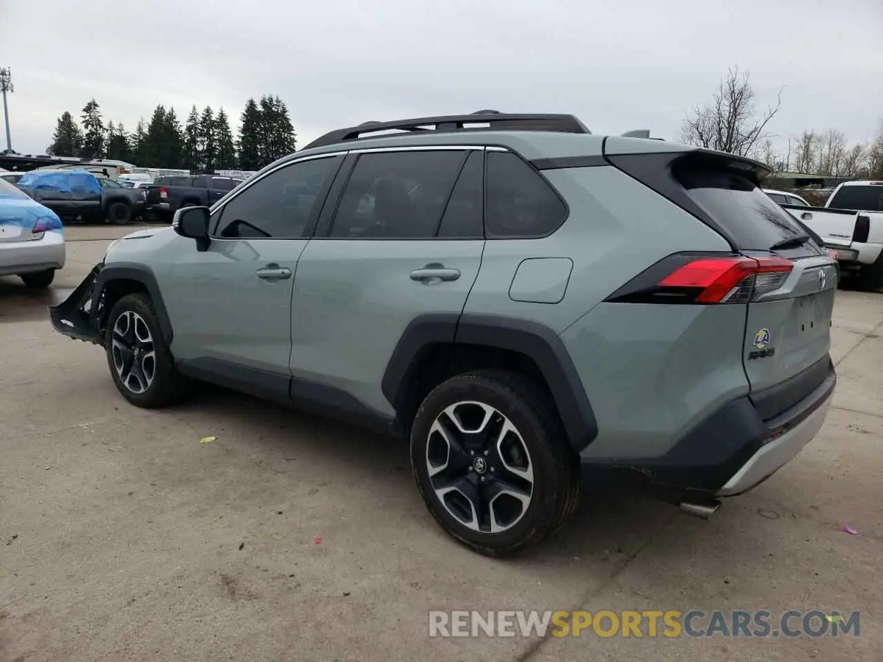 2 Фотография поврежденного автомобиля 2T3J1RFV6KW012662 TOYOTA RAV4 2019