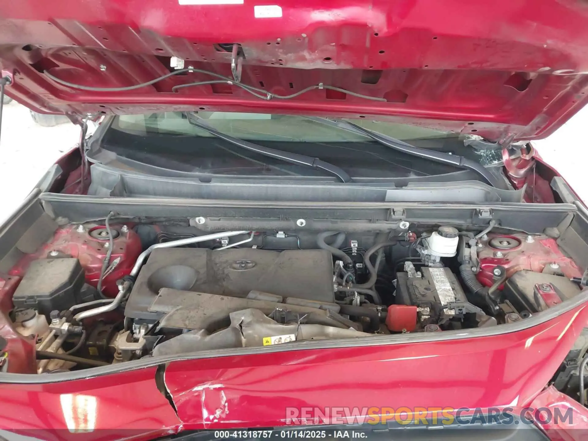 10 Photograph of a damaged car 2T3J1RFV6KW020244 TOYOTA RAV4 2019