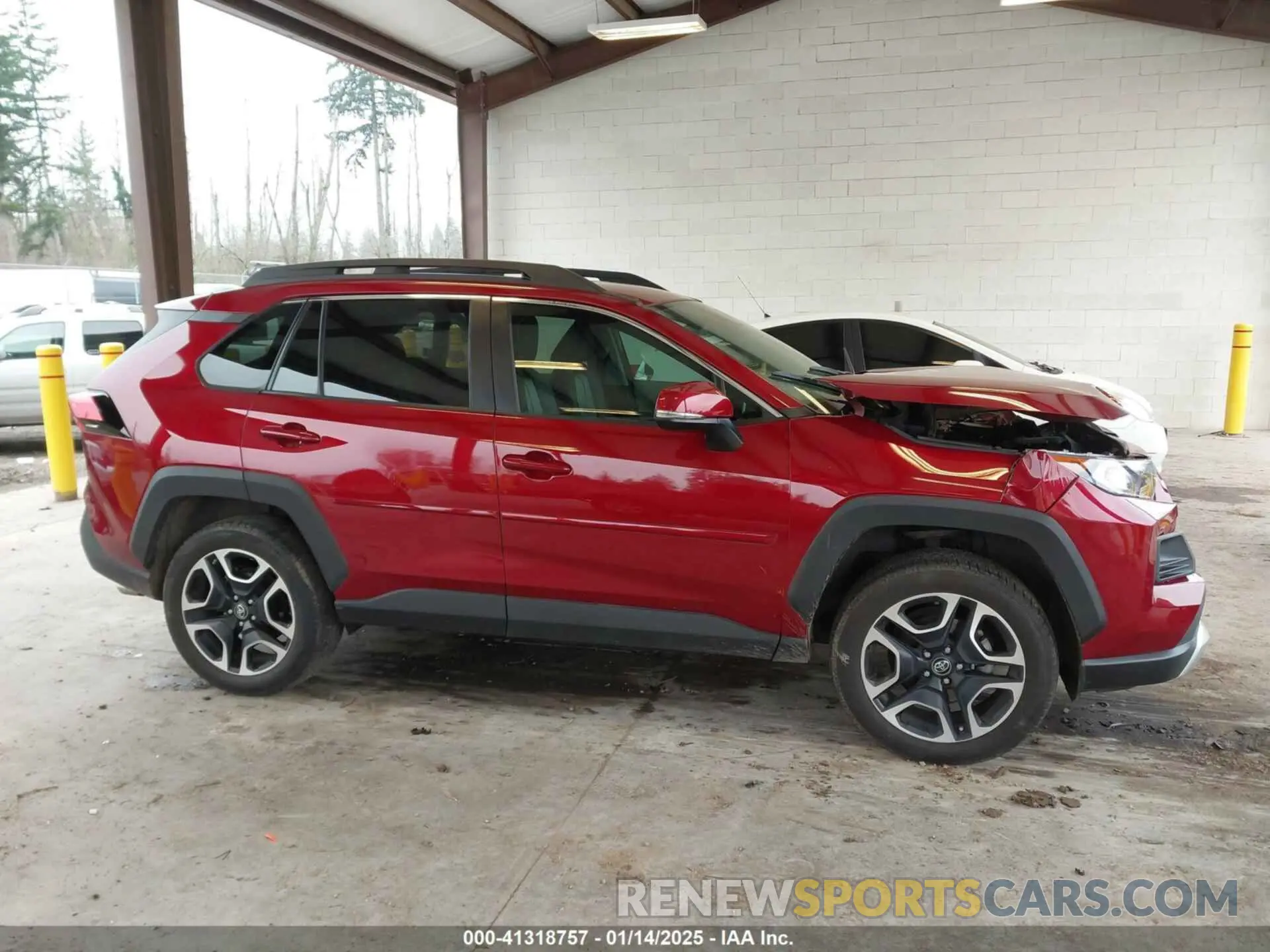 14 Photograph of a damaged car 2T3J1RFV6KW020244 TOYOTA RAV4 2019