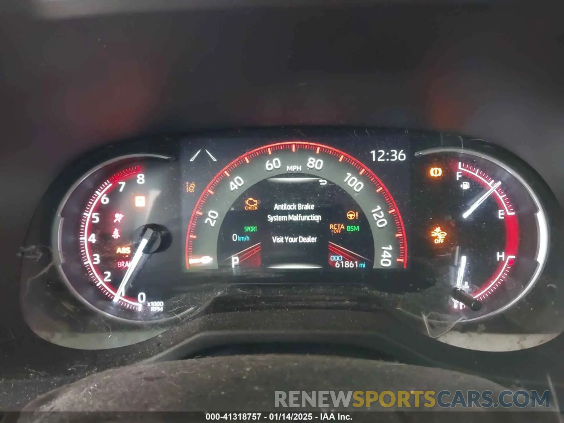 7 Photograph of a damaged car 2T3J1RFV6KW020244 TOYOTA RAV4 2019
