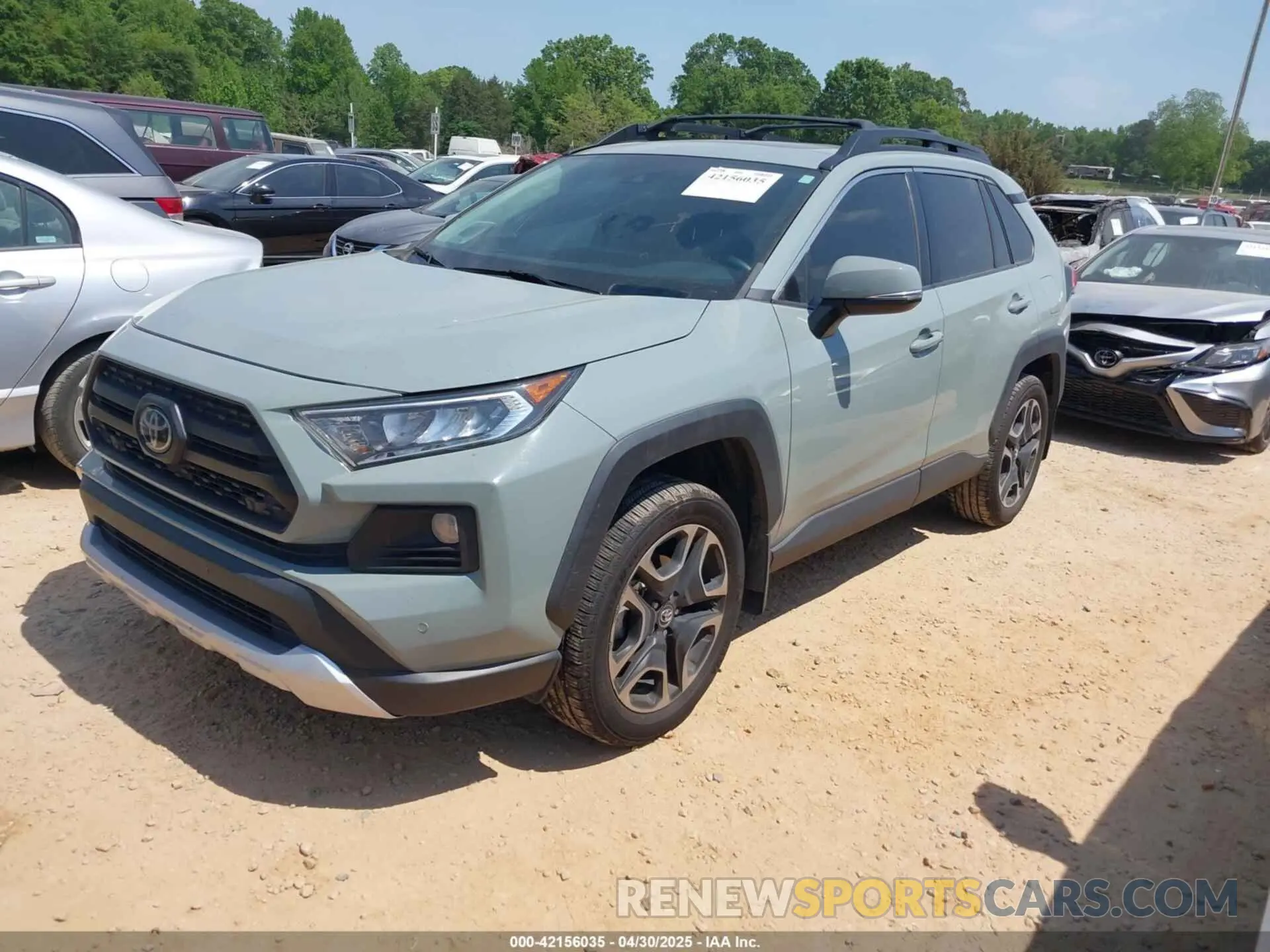 2 Photograph of a damaged car 2T3J1RFV7KC044232 TOYOTA RAV4 2019