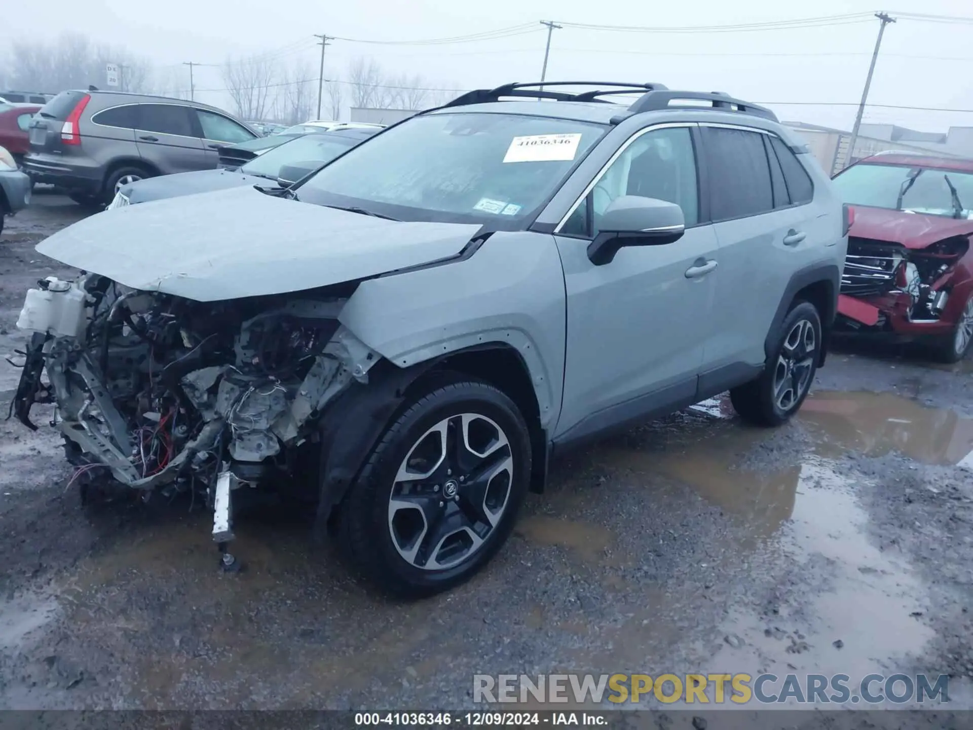 2 Photograph of a damaged car 2T3J1RFV7KW007759 TOYOTA RAV4 2019