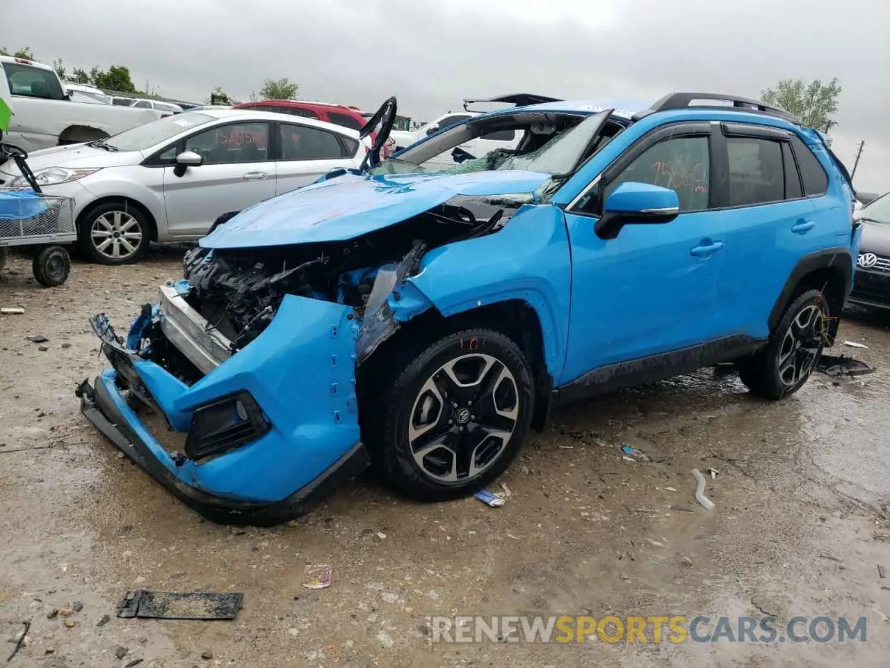 2 Фотография поврежденного автомобиля 2T3J1RFV7KW022519 TOYOTA RAV4 2019