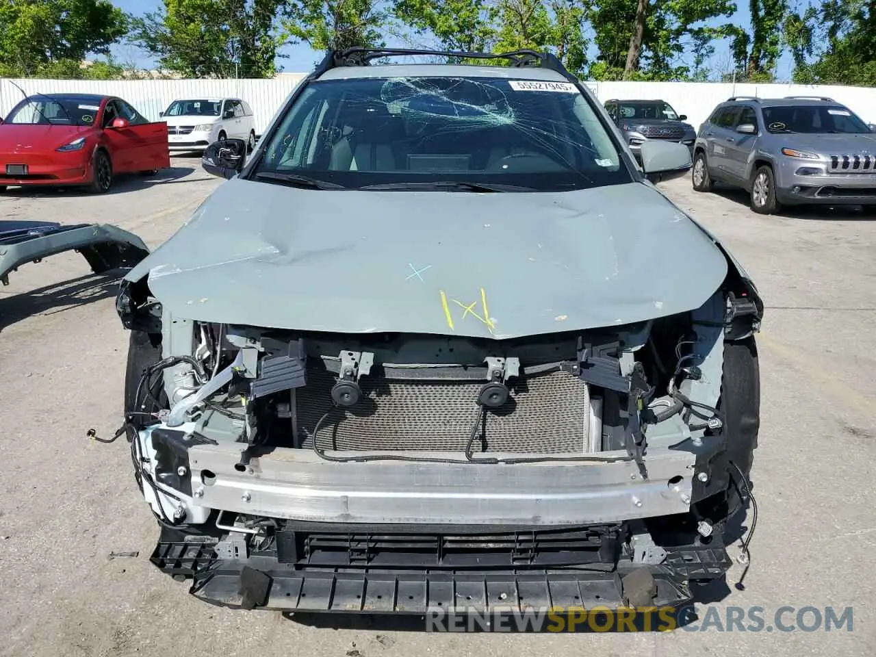 5 Photograph of a damaged car 2T3J1RFV8KW003929 TOYOTA RAV4 2019