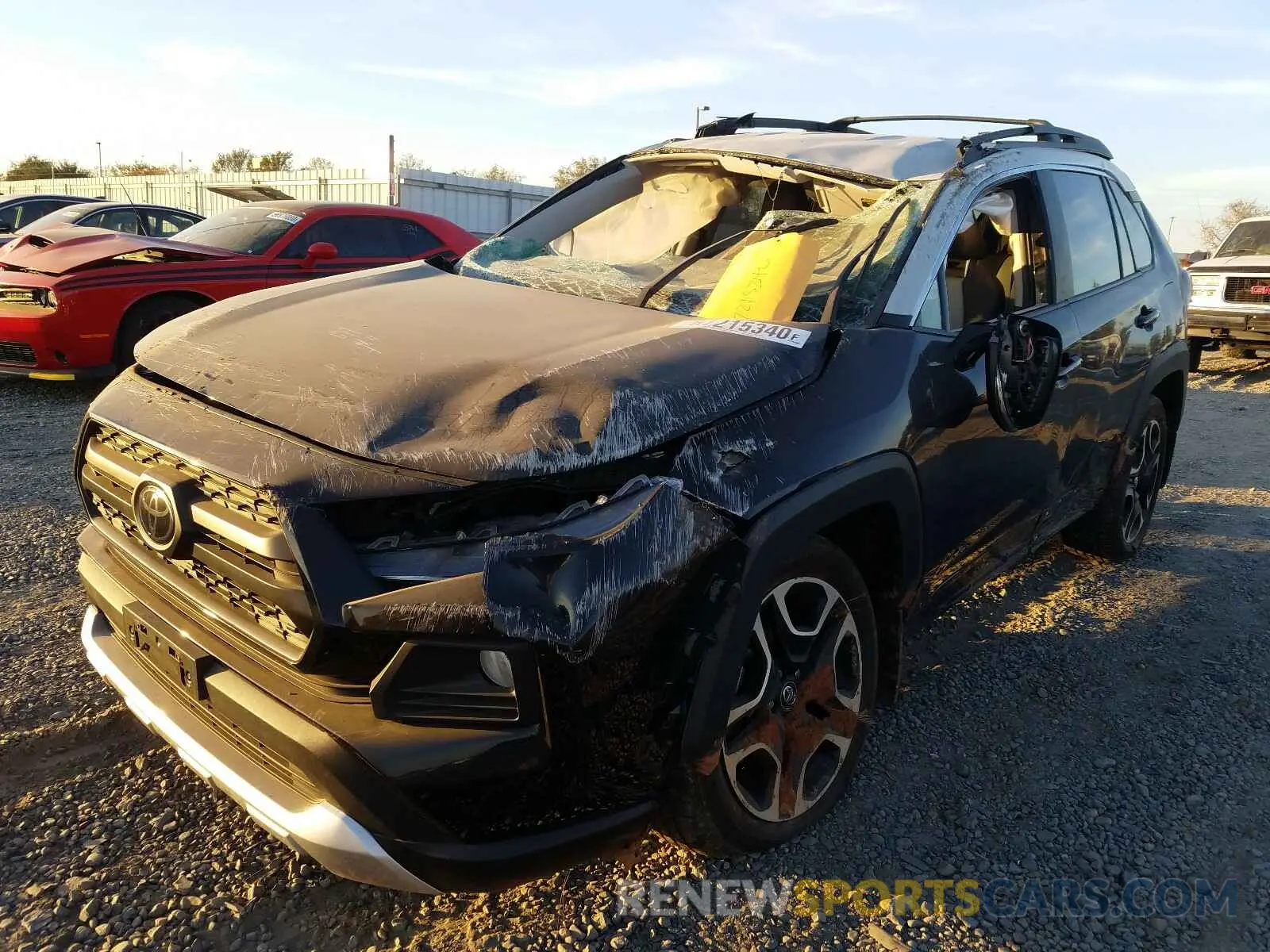 2 Photograph of a damaged car 2T3J1RFV8KW019726 TOYOTA RAV4 2019