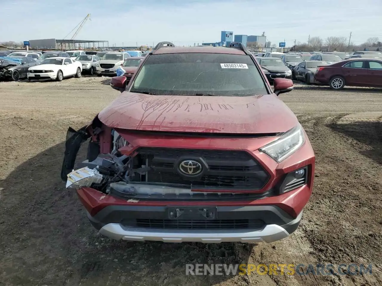 5 Photograph of a damaged car 2T3J1RFV8KW021735 TOYOTA RAV4 2019