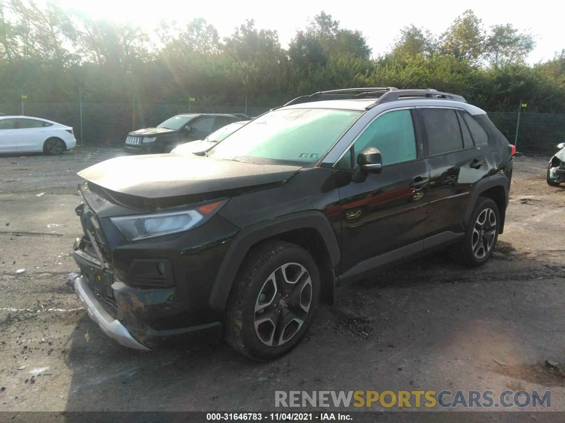 2 Photograph of a damaged car 2T3J1RFVXKW046393 TOYOTA RAV4 2019