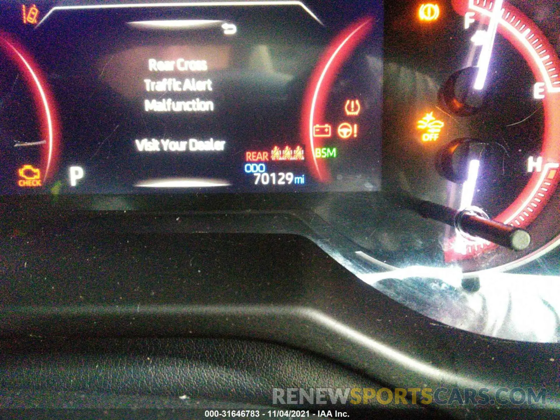 7 Photograph of a damaged car 2T3J1RFVXKW046393 TOYOTA RAV4 2019