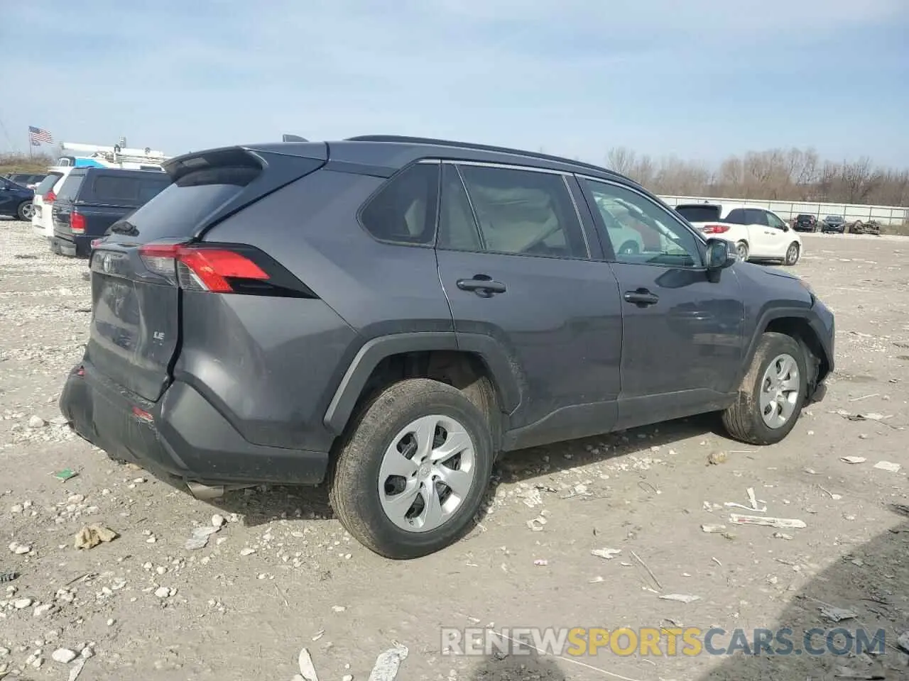 3 Фотография поврежденного автомобиля 2T3K1RFV0KW054264 TOYOTA RAV4 2019