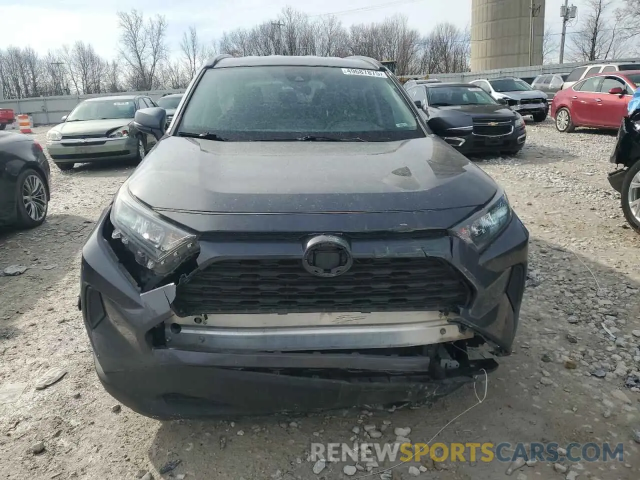 5 Фотография поврежденного автомобиля 2T3K1RFV0KW054264 TOYOTA RAV4 2019