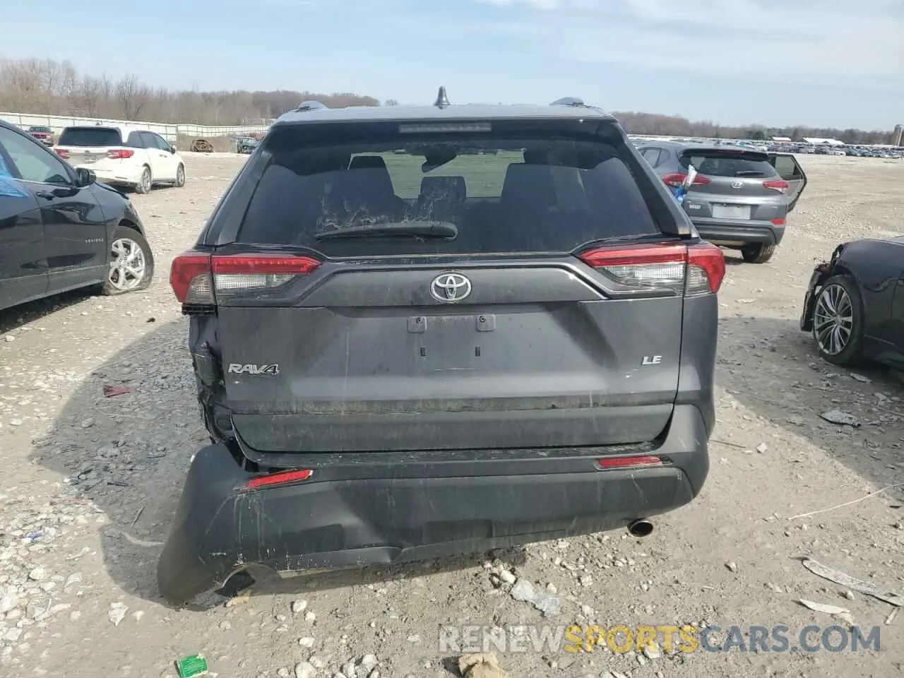 6 Фотография поврежденного автомобиля 2T3K1RFV0KW054264 TOYOTA RAV4 2019