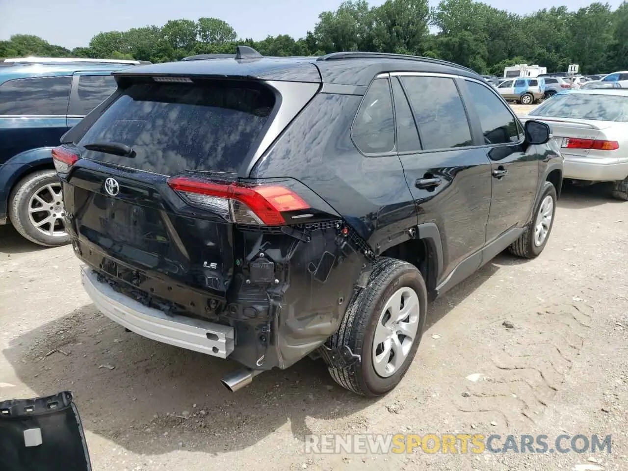 4 Photograph of a damaged car 2T3K1RFV1KC019850 TOYOTA RAV4 2019