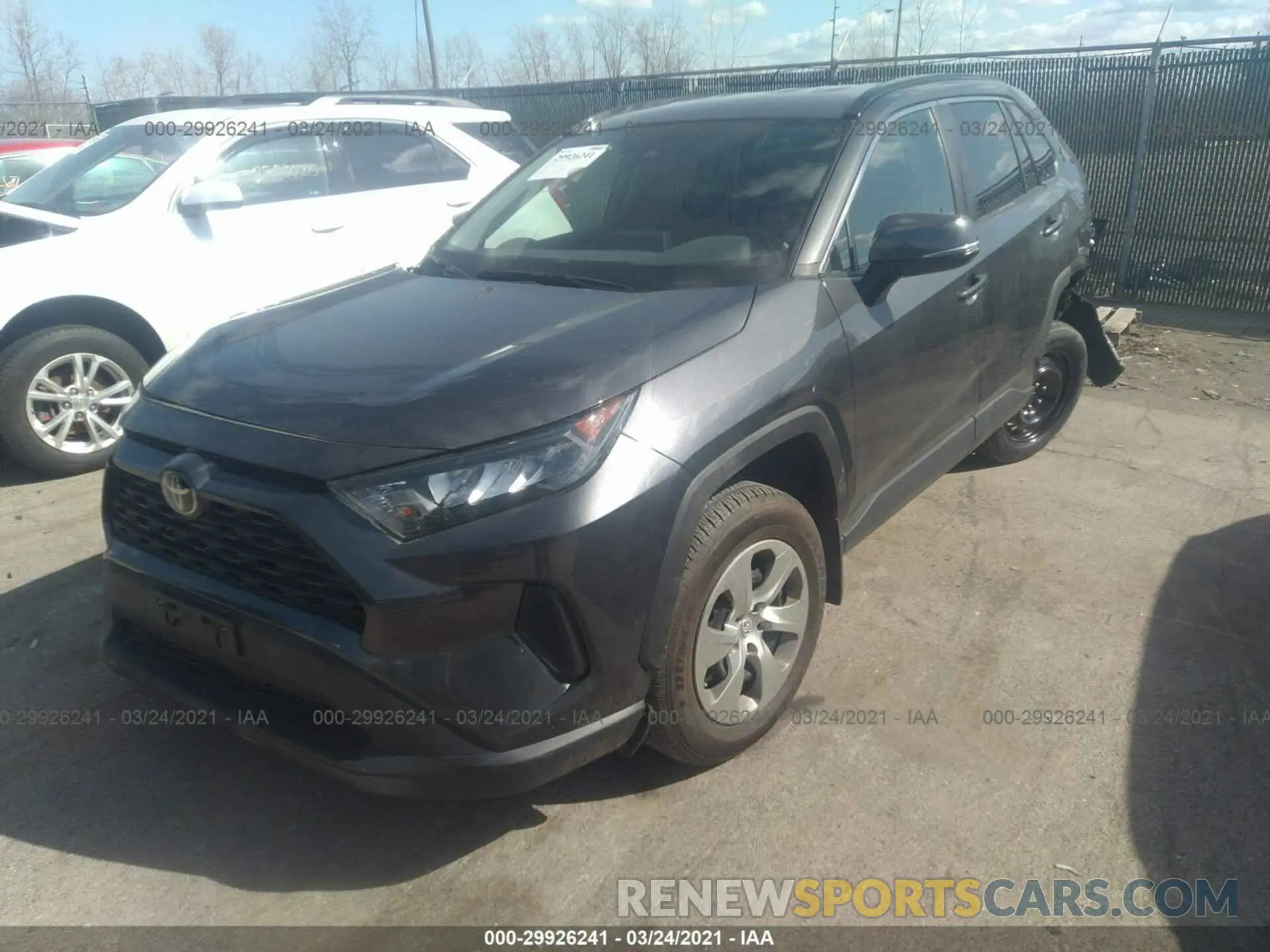 2 Photograph of a damaged car 2T3K1RFV1KW001945 TOYOTA RAV4 2019